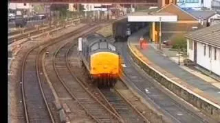 Loco hauled trains at Holyhead and Bangor September 1995 a film by Fred Ivey