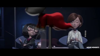 Эдна показывает новые костюмы Эластике. Суперсемейка (Incredibles)