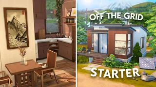 Off The Grid Starter Home // The Sims 4 Speed Build