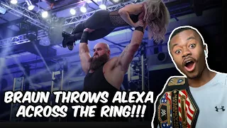 BRAUN STROWMAN THROWS ALEXA BLISS ACROSS THE RING!!! | REACTION (WWE SMACKDOWN 8/14/20)