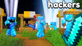 INVESTIGO un POBLADO de HACKERS en MI SERVIDOR de MINECRAFT