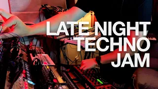Making techno live from scratch in the studio | Dawless Jam 06