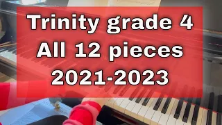 Trinity piano grade 4 2021-2023  |  complete book in one video