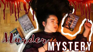 READING VLOG: reading YOUR favorite MURDER MYSTERY books! ✨ agatha christie and a snowed in hotel!