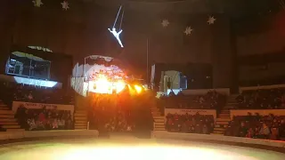 Воздушный гимнаст на ремнях. Сергей Шумило 14 лет.