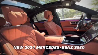 Luxurious 2024 Mercedes-Benz S580 4.0L V8 496 HP #mercedes #sclass #s580 #v8 #luxurycars #car #viral