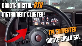 The Monte Carlo SS Gets A Dose of "New School" With A Dakota Digital RTX Instrument Cluster!