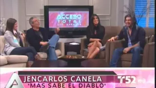 Jencarlos Canela, Gaby Espino y Miguel Varoni - Acceso Total de lNoticiero 52 Los Angeles