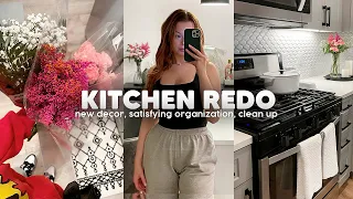 upgrading and organizing my entire KITCHEN! new home decor, cleaning, decluttering | Molly Bailey