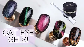 How To Use Cat Eye Gel Polish! | Cat Eye Gel Tutorial | Magnetic Nail Art Tutorial