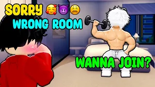Reacting to Roblox Story | Roblox gay story 🏳️‍🌈| MY ROOMMATE IS GAY