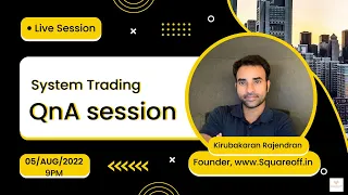 System Trading | QnA session | Why 920 Short straddle is not working now?