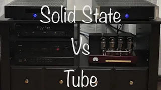 Solid state vs Tube amplifiers Goldenear Bob Carver Emotiva