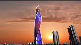 80-этажный  вращающийся небоскрёб Dynamic Tower  в Дубае / 80-storey Dynamic Tower in Dubai