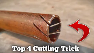 4 great idea to cut Angle / Pipe / Box at 45° & 90°