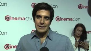 Now You See Me 2: David Copperfield Exclusive CinemaCon Interview 2016 | ScreenSlam