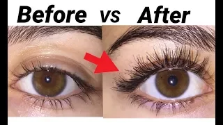 My Eyelash Routine (how to get insanley long lashes) GRWM