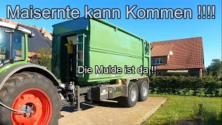 #vlog78 Die neue Mulde ist da/ erstes Fuder Mais 2023