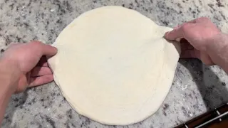 How to stretch out pizza dough perfectly | No roller needed | Home Pizza Making Series Pt. 3