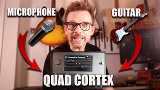 Quad Cortex - Creating a preset for a MICROPHONE and GUITAR simultaneously for live playing
