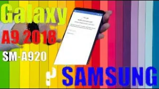 Samsung A9 (A920f) Frp Bypass Unlock Google ACCOUNT Gmail Account Lock Remove Without PC New method