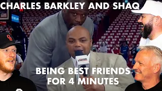 Charles Barkley and Shaq Being Best Friends For 4 Minutes Straight REACTION!! | OFFICE BLOKES REACT!