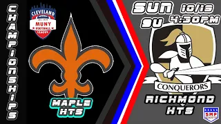 Maple Hts. Saints vs Richmond Hts. Fast Break 9U Championship