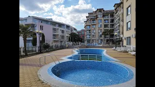 Apartament 2-pokojowy w Raduga 2, Sveti Vlas, Bułgaria. Piętro 4, pow. całk. 59m2, cena 79000 EUR