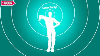 Fortnite LUNAR PARTY Dance 1 Hour Version! (Chapter 4 ICON SERIES Emote)