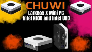 LIVE - CHUWI LarkBox X Mini PC, Intel N100 CPU (Up to 4.1GHz), 12GB RAM, 512GB SSD, Dual Ethernet