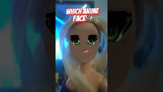 Which Anime Face for Barbie? #shorts