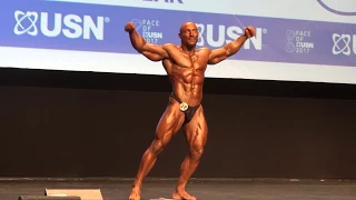 Pascal Flore - Competitor No 28 - Prejudging - Class 3 - USN NABBA Universe 2017