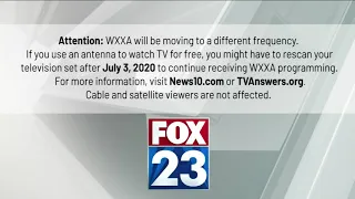 WXXA-TV Albany - Phase 10 repack announcement