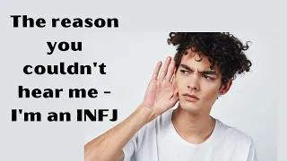 The reason you couldn't hear me - I'm an INFJ  - #rogerburnley #infj #adhd