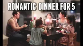 Romantic Non-Vegan Dinner for 5 -  ItsJudysLife Vlogs