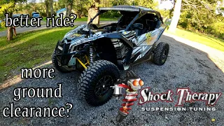 Our 2019 Base Can Am Maverick X3s get Shock Therapy Springs | QS3 Fox Shocks