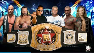 WWE 2K24 ELIMINATION CHAMBER MATCH FOR THE RATED R WWE CHAMPIONSHIP BELT!