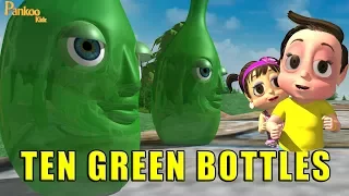 Ten Green Bottles & Many More 3D Nursery Rhymes for Children with Lyrics | Popular Kids Songs|