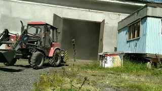 Работа на тракторе МТЗ 320
