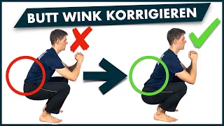 Butt Wink beheben - Rundrücken bei Kniebeugen wegtrainieren!