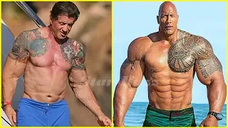 Sylvester Stallone Vs Dwayne Johnson(The Rock) Body Transformation 2019 In Real Life and Age Now