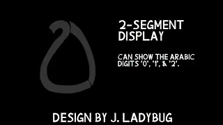 2 Segment Numerical Display Concept by J Ladybug