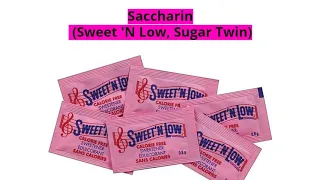 saccharin sweet n low sugar twin