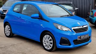 2017 (66) Peugeot 108 Active 1.0 3Dr in Tahoe Blue. 49k Miles. 2 Owners. 5 Services. NIL Tax. SOLD!