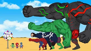 Rescue Evolution Of SPIDERMAN MONSTER & HULK, SUPDERMAN : Who Is The King Of Super Heroes ?