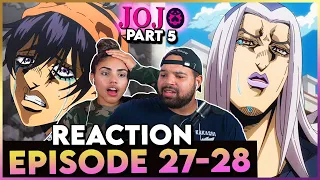 WHY ABBACCHIO, WHY?! - JJBA Golden Wind Episode 27-28 Reaction