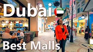 Dubai Top Three Malls, Dubai Mall, Mall of the Emirates, Ibn Battuta Mall Walking Tour 4K🇦🇪