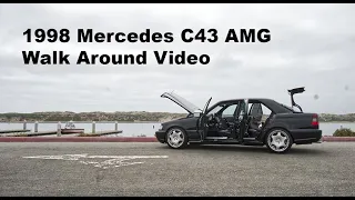 1998 Mercedes Benz C43 AMG W202 Walk Around Video