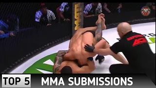 Top 5 MMA submissions of 2021