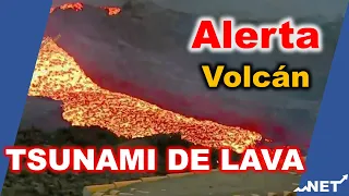 ACABA DE PASAR! TSUNAMI de LAVA en el Volcán de La Palma (Erupción Volcánica) Noticias 2021